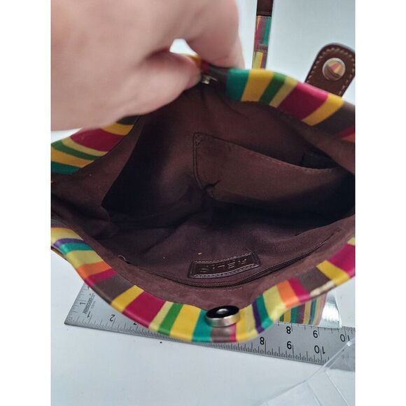 Vintage Relic Striped Shoulder Bag With Adjustable Strap - Picture 6 of 10